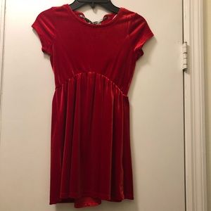 Red Velvet Dress